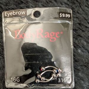 Spencer's Silver and Red Earrings